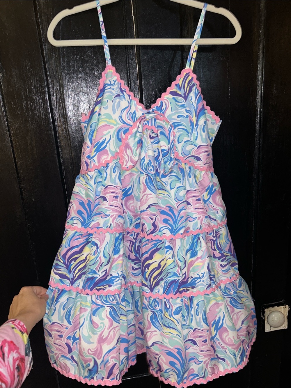 Simply Southern | Pastel Swirl Tiered Sundress - Picture 5 of 10